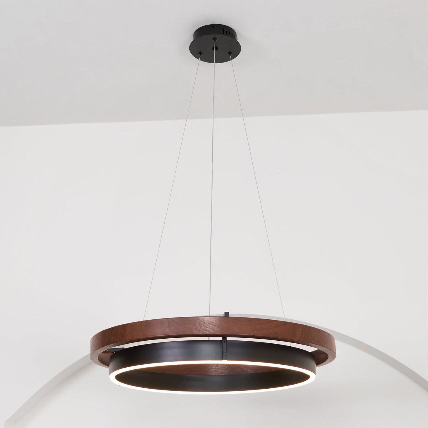 Stylish Double Ring LED Ceiling Light Fixture