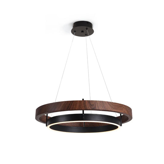 Stylish Double Ring LED Ceiling Light Fixture - Pexav