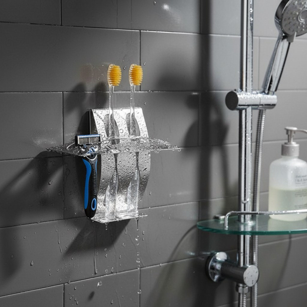 Sleek Bathroom Shower Caddy Organizer - Pexav