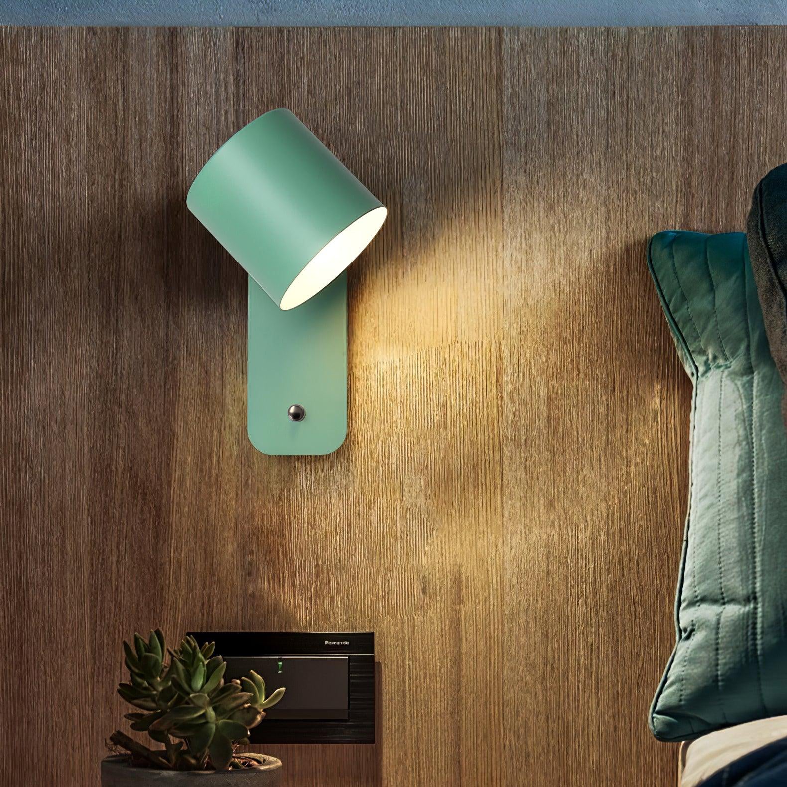 Rotatable Rechargeable Wall Lamp with Touch Control – Modern Cylinder Design for Indoor Use, USB Charging 4