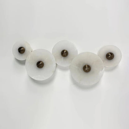 Classic White Round LED Wall Light Fixture