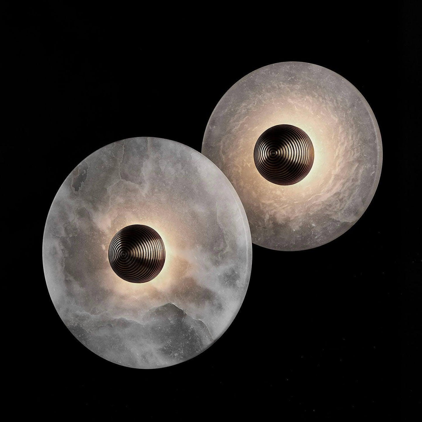 Classic White Round LED Wall Light Fixture