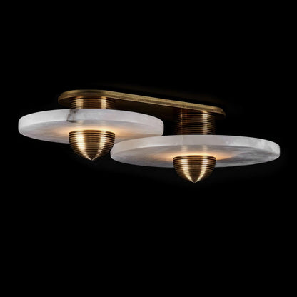 Classic White Round LED Wall Light Fixture