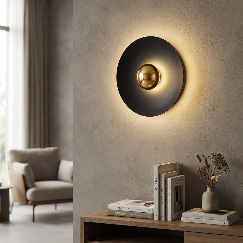 Circular Soft Glow Wall Lamp - Pexav