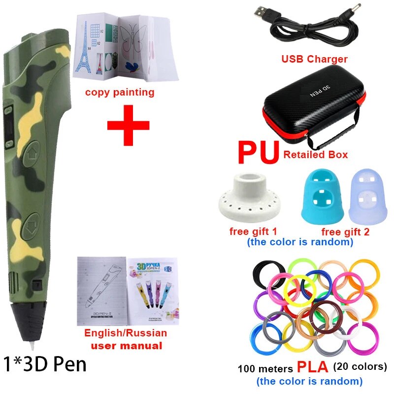 Colorful Kids Drawing 3D Pen