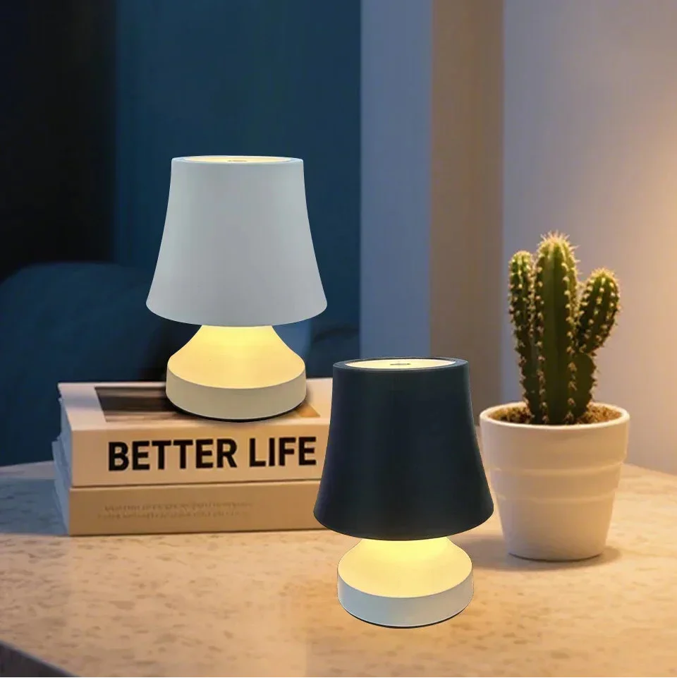Compact Rechargeable LED Nightstand Lamp - Pexav