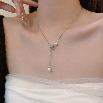 Trendy Long Freshwater Pearl Necklace