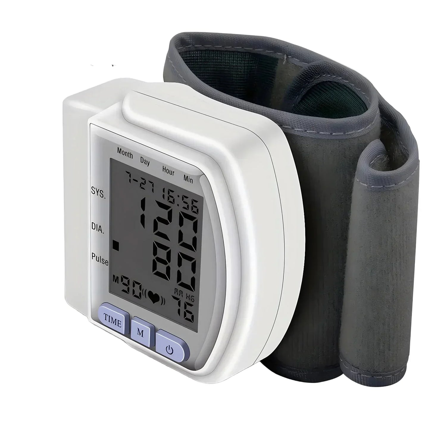 Accurate Wrist Blood Pressure Tracker with LCD Screen