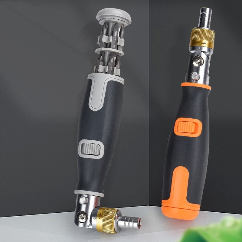 Versatile 10in1 Adjustable Pocket Screwdriver Set - Pexav