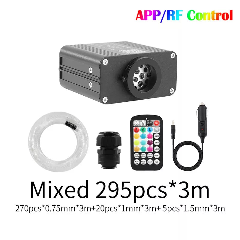 Color Changing Ambient Fiber Optic Lamp