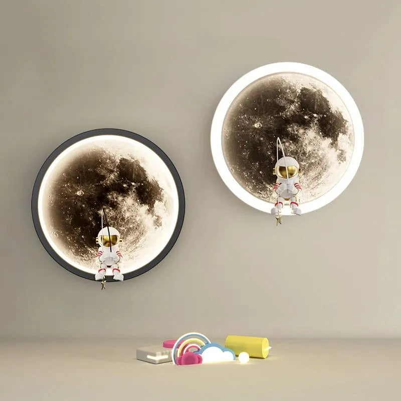 Cosmic Space Moon Wall Lamp - Pexav