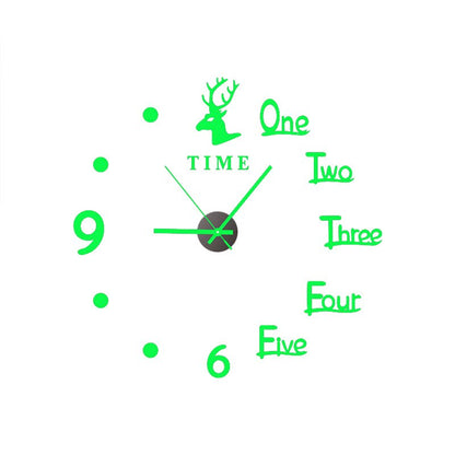 Quiet LED Glow Wall Clock