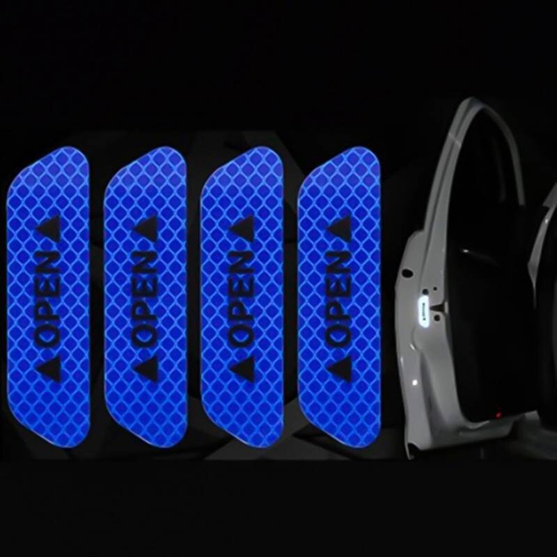 4PCS Safety Reflective Warning Stickers