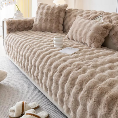 Soft Velvet Couch Slipcover