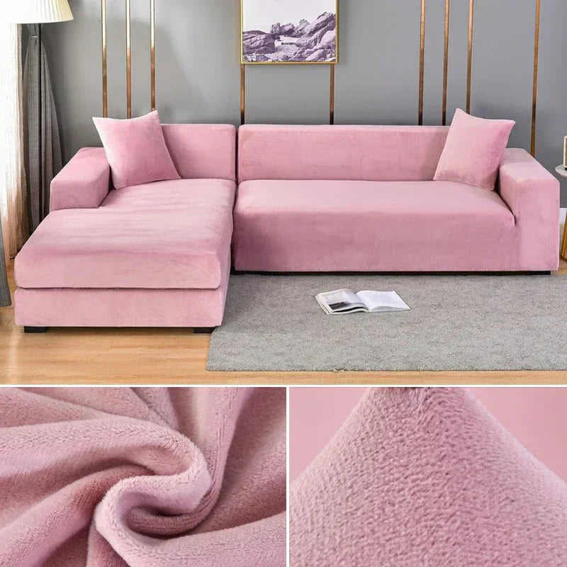 Soft Fitted Couch Slipcover