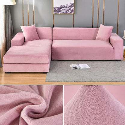 Soft Fitted Couch Slipcover