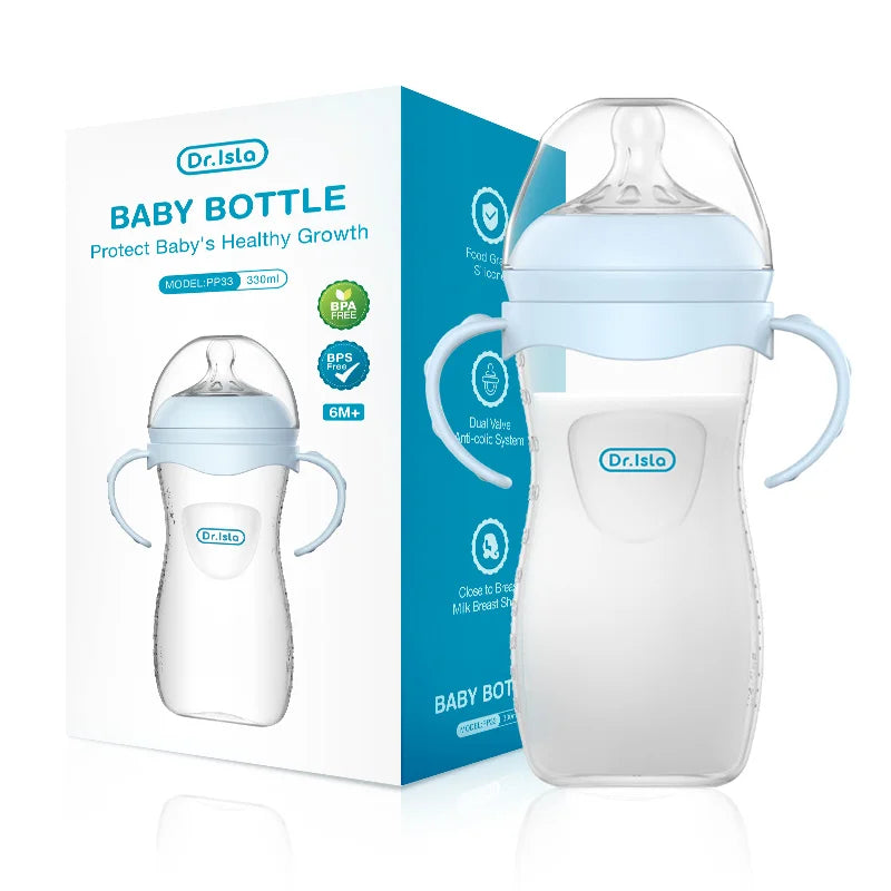 Safe Baby Milk Bottle, Easy Clean & Anti Colic Design