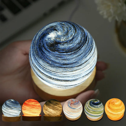 Colorful Galaxy Globe Table Lamp - Pexav