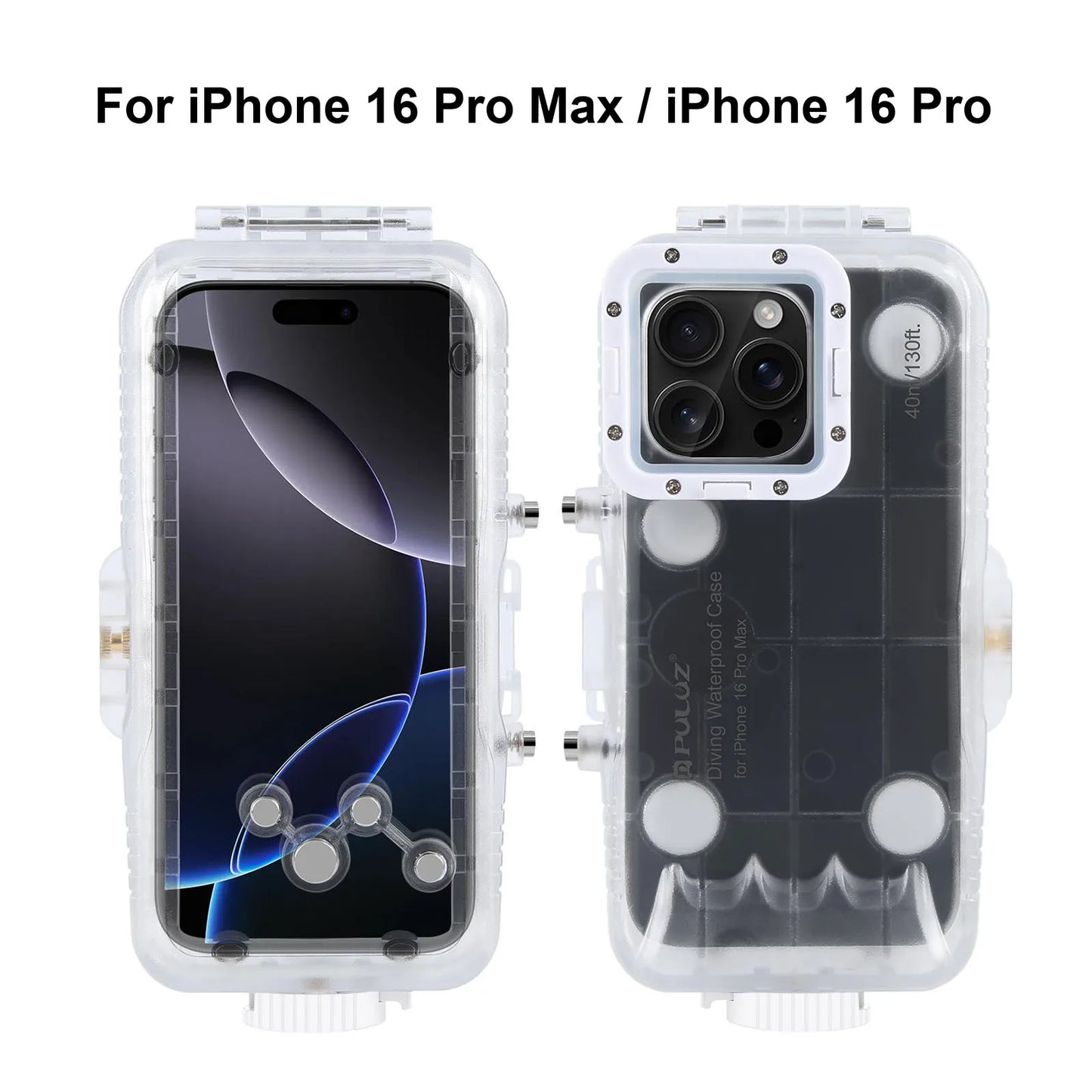 Waterproof iPhone Case with Touch Screen & 40m Depth Rating