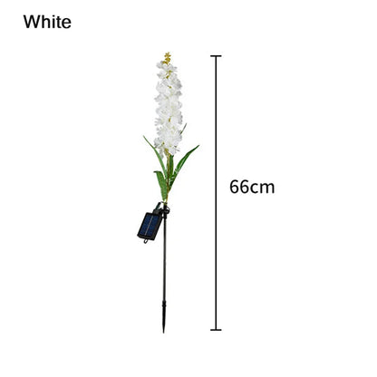 Bright Colorful Outdoor Solar Powered Flower Lamp