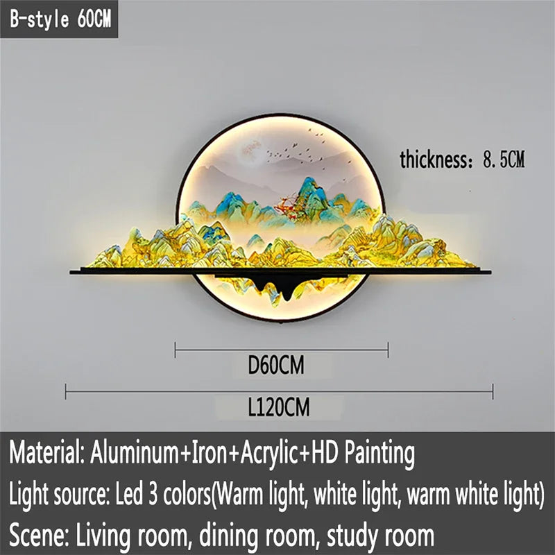 Nature Inspired LED Wall Light Lamp