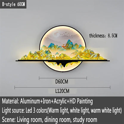 Nature Inspired LED Wall Light Lamp