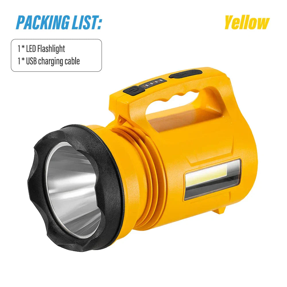 Bright LED Compact Rechargeable Flashlight