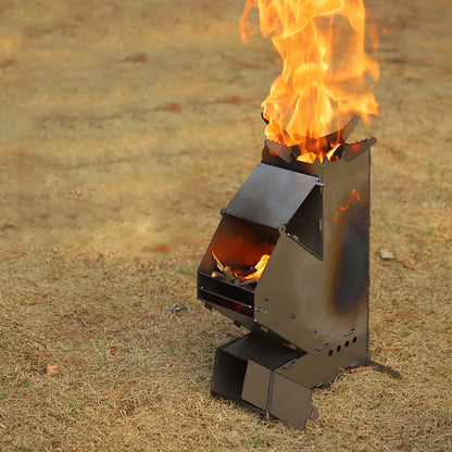Compact Camping Wood Fired Portable Heater Stove