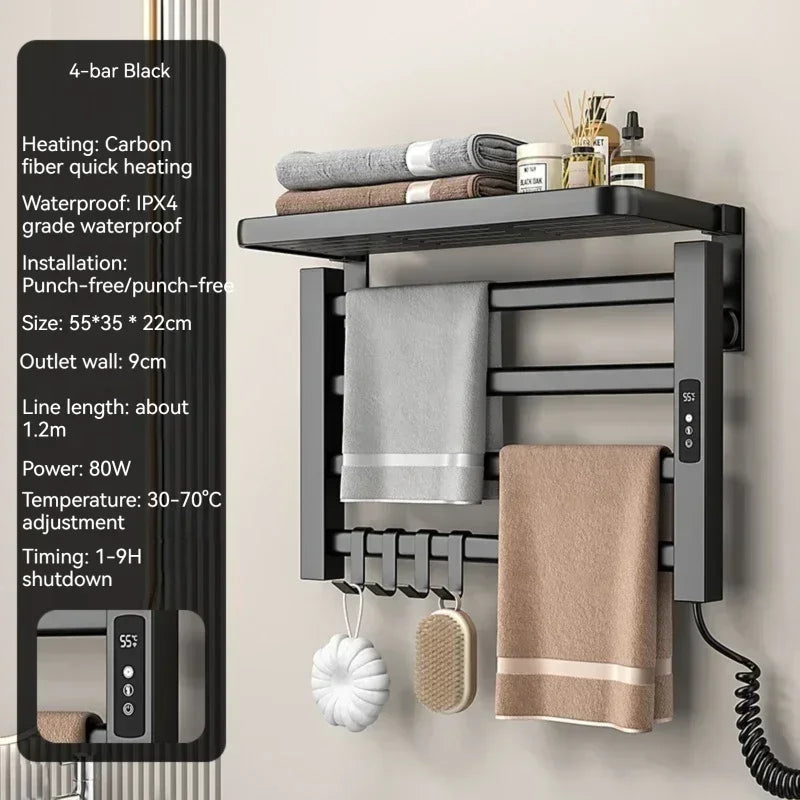 Warm Electric Towel Dryer Storage Rack