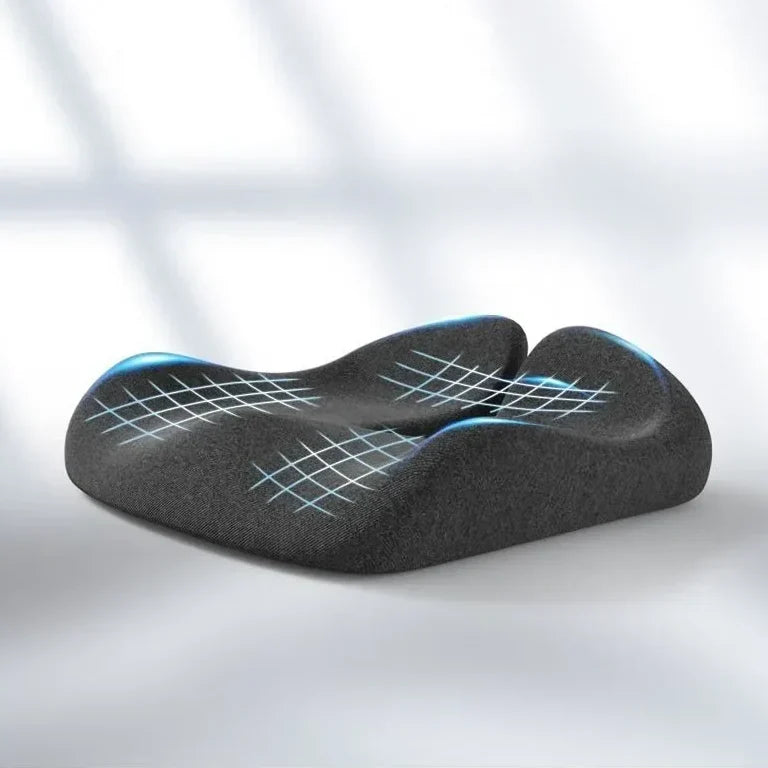 Black shoe sole with grid pattern on a white background