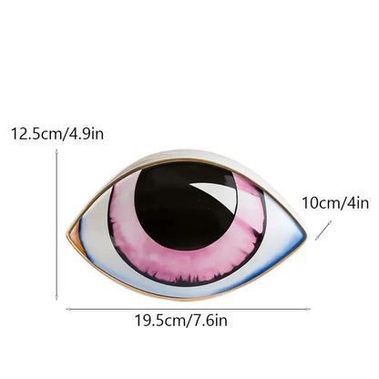 Beautiful Eye Figurine Ceramic Decoration