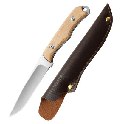 Sharp Heavy Duty Wooden Grip Kitchen Knife