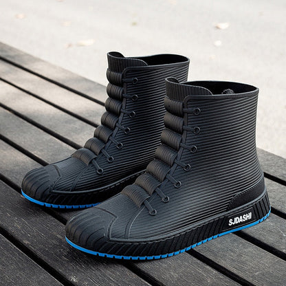 Waterproof Slip On Rain Boots For Women