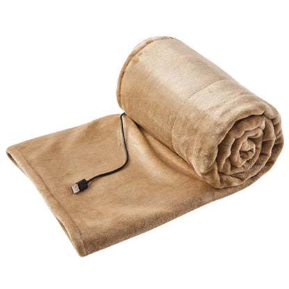 Soft USB Heated Blanket with 3 Temperature Settings