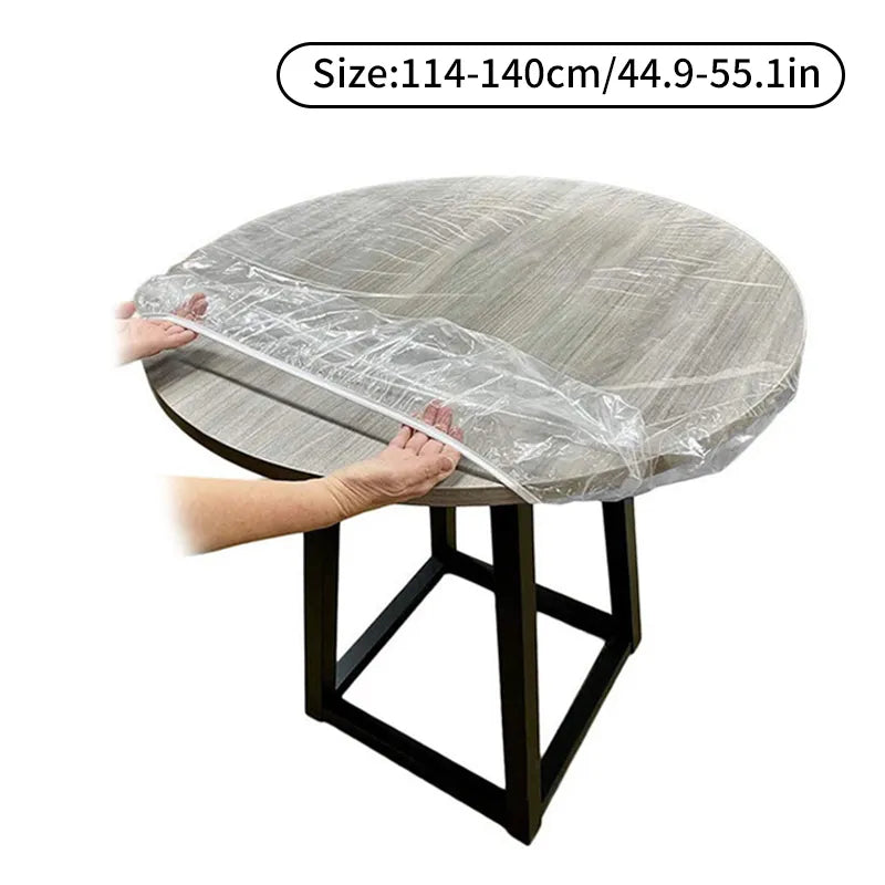 Clear Plastic Durable Table Protector Cover