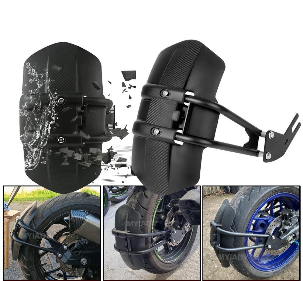 Tough Bike Rear Mudguard with Durable Steel Mount