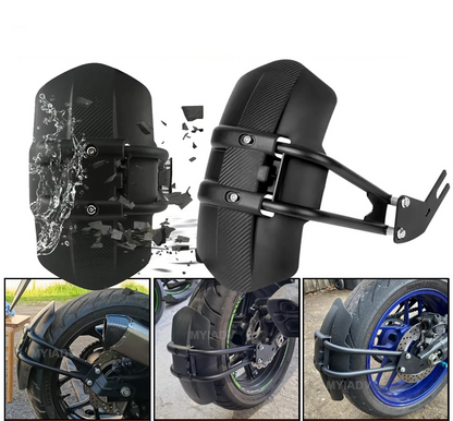 Tough Bike Rear Mudguard with Durable Steel Mount