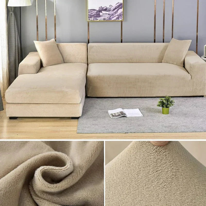 Soft Fitted Couch Slipcover