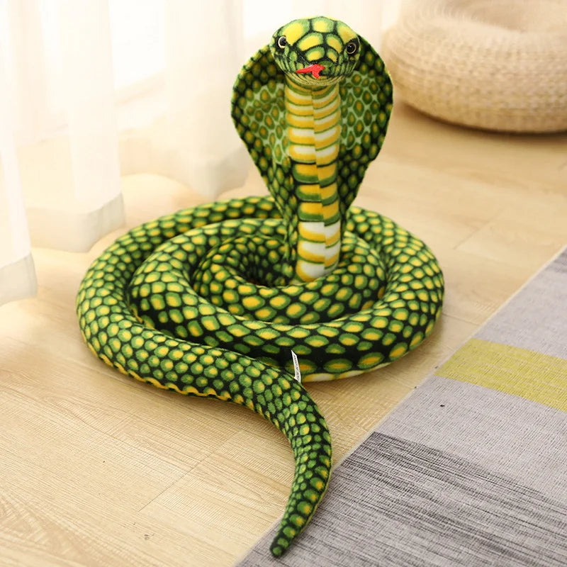 Vibrant Snake Stuffed Animal