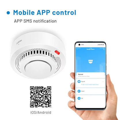 Wireless Home Smoke Detector Alarm System