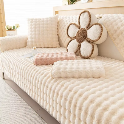 Soft Velvet Couch Slipcover