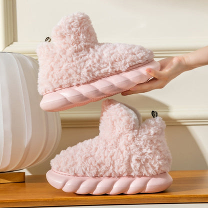 Soft Comfortable Women's Fuzzy Slippers Boots