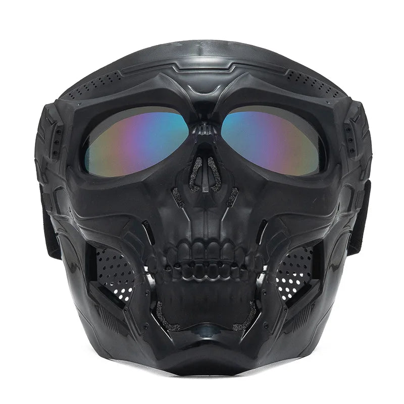 Tough Biker Skull Face Mask