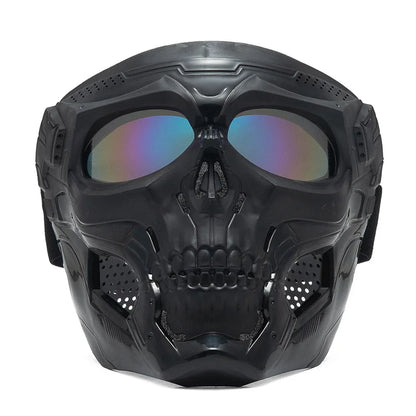 Tough Biker Skull Face Mask