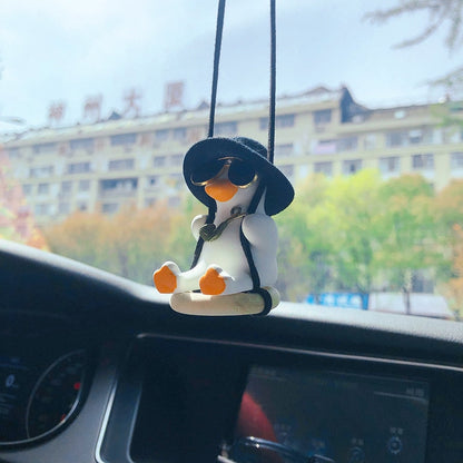Fun Quacker Car Rearview Mirror Ornament - Pexav