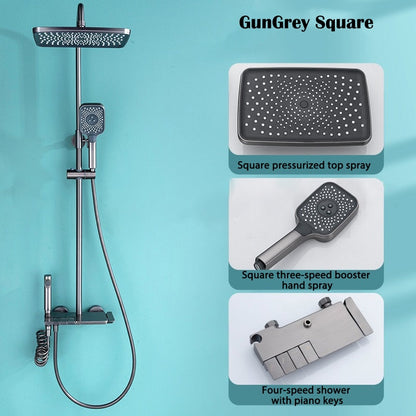 Luxury Rainfall Shower Head Bathroom Set