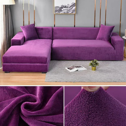 Soft Fitted Couch Slipcover