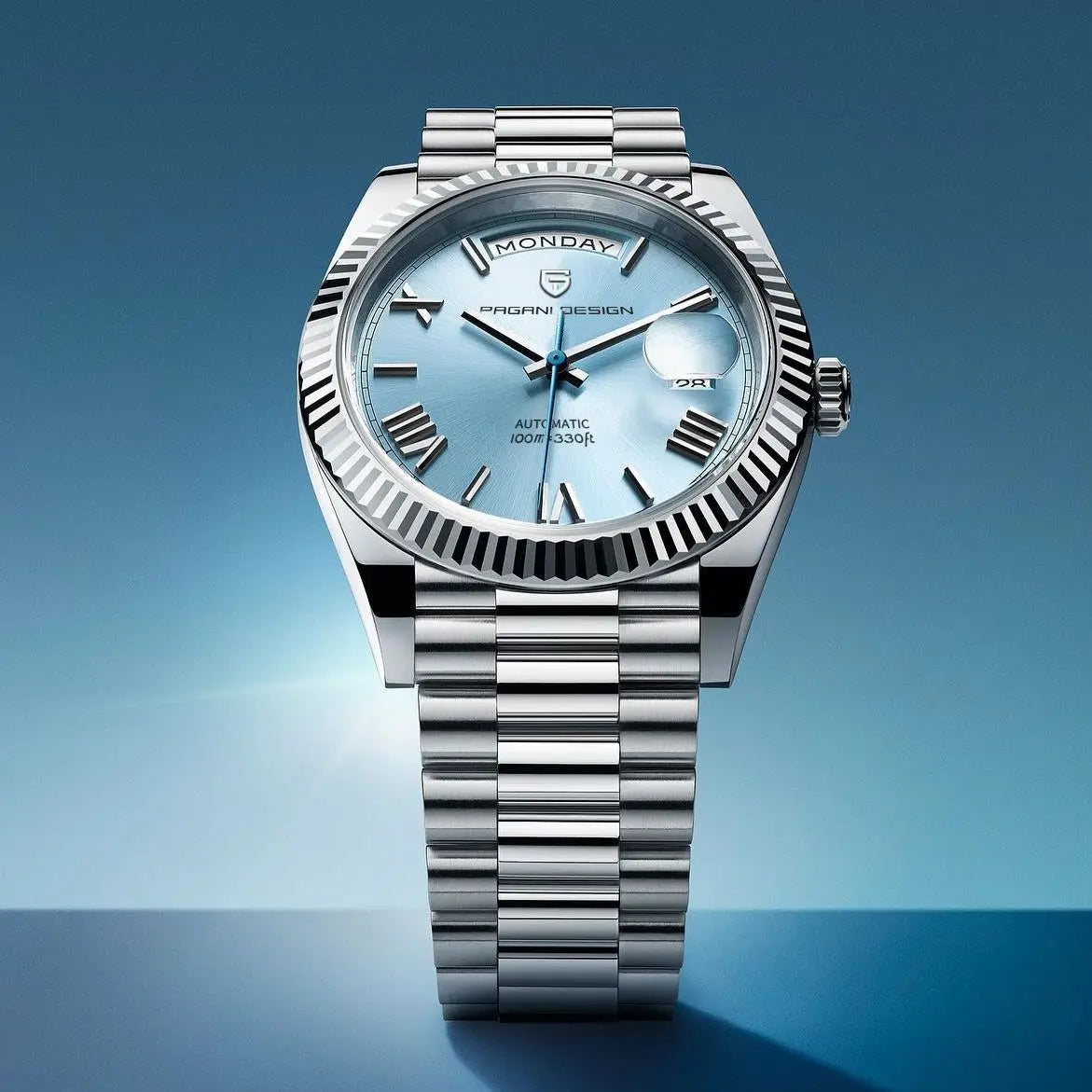 Premium Men's Automatic Stainless Steel Date Watch