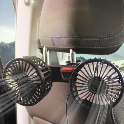 Compact Car Air Cooler 360° Adjustable 3 Speed Fan