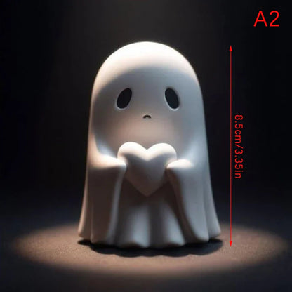 Friendly Spooky Ghost Home Decor Figures